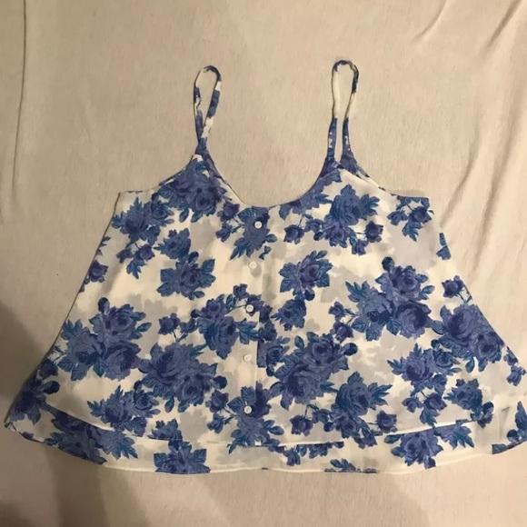 Paper Crane • Blue China Floating Crop Halter • S - Picture 4 of 9